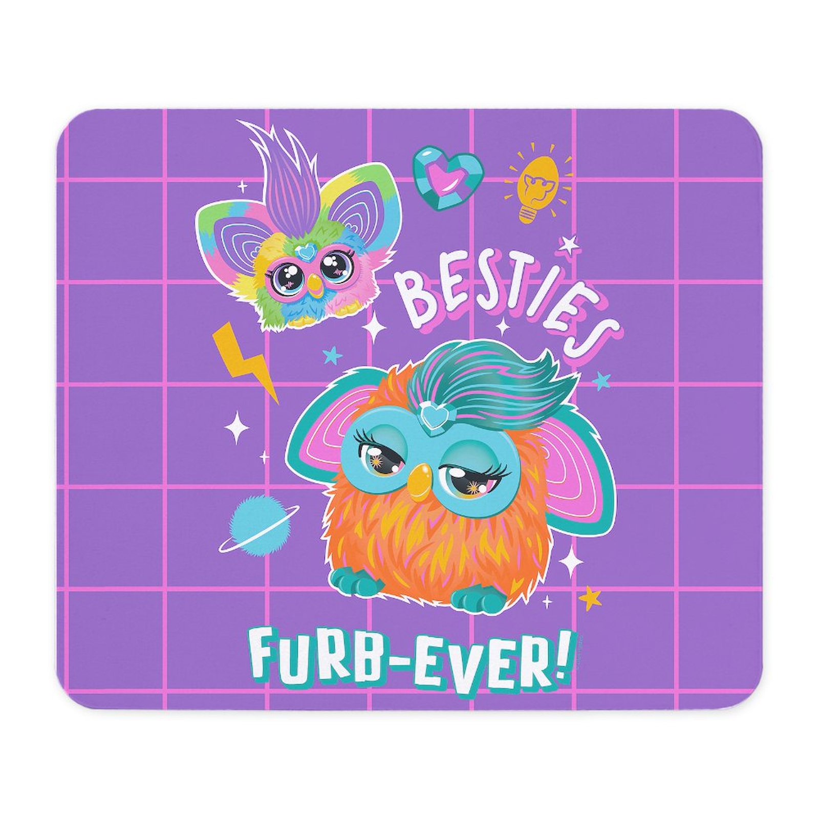 CafePress Besties Furbever! Mousepad  (1221303317)