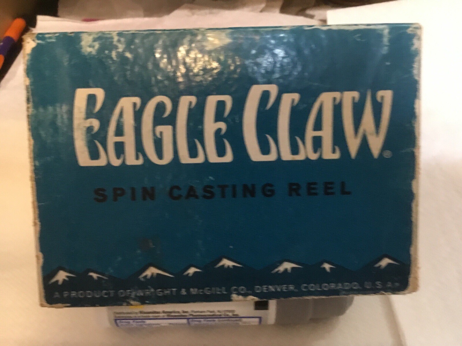 Vintage Eagle Claw #88A Box &Paperwork,No Reel