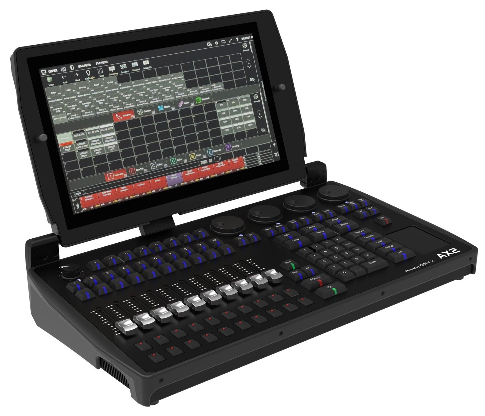 American DJ AX2 Lighting Controller Powered by ONYX Obsidian Control Systems ADJ