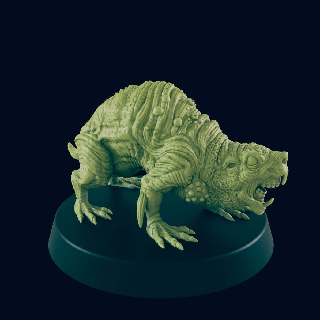 Mole Rats of Unusual Size - Beyond the Badlands - Mini - Set of 2 - EC3D - Cyber