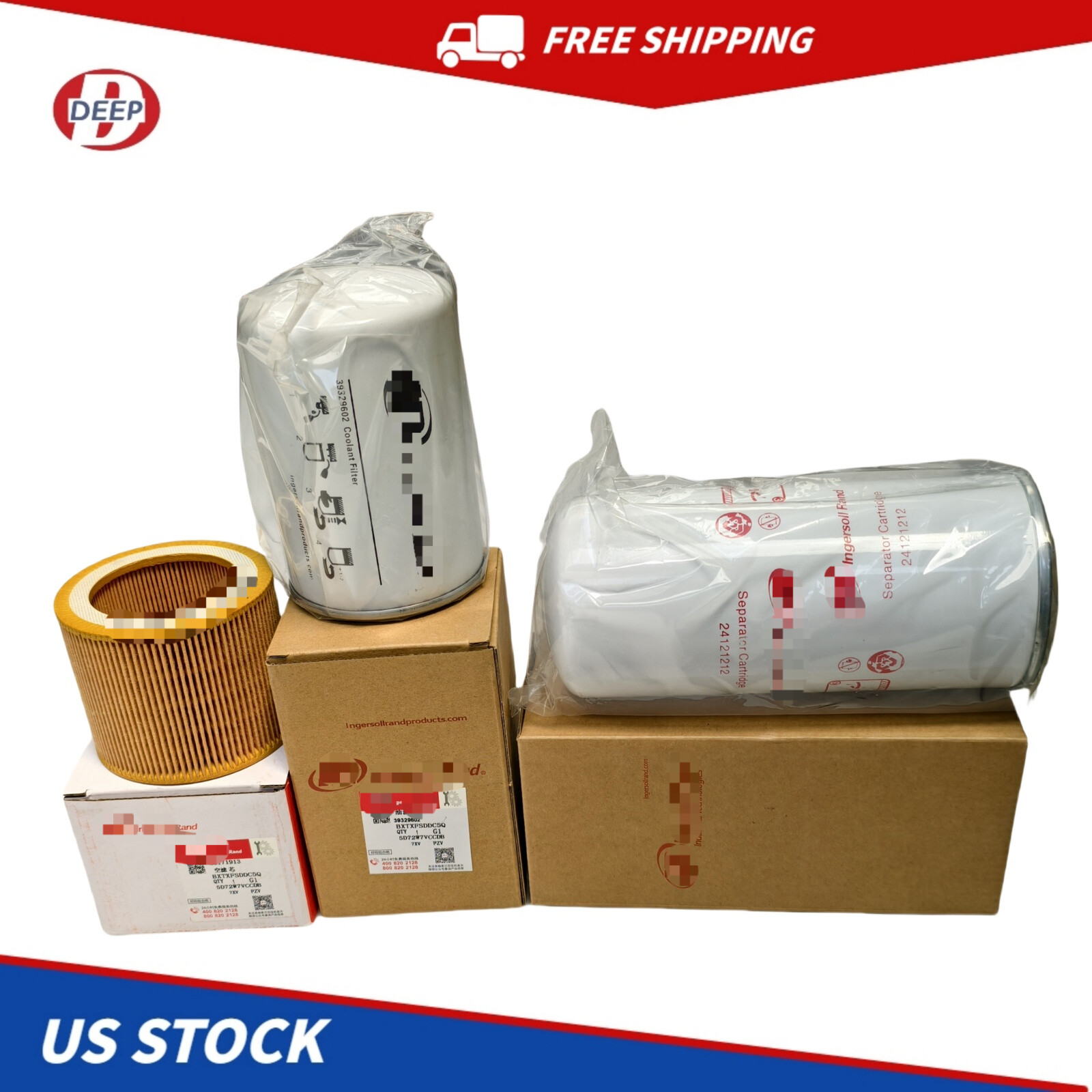 Filter Kit 24121212 39329602 88171913 For Ingersoll Rand Air Compressor UP5 UP6