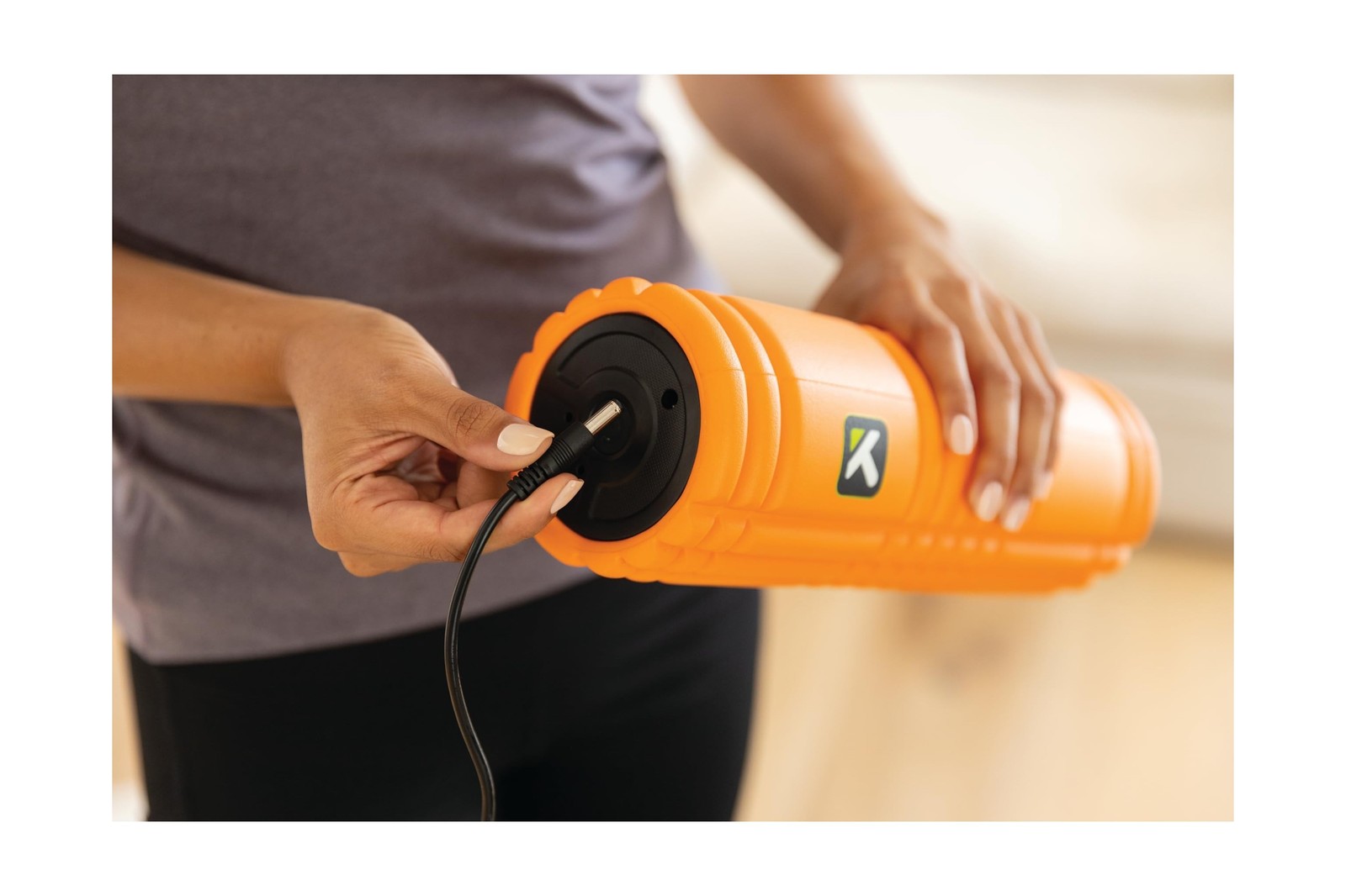 TRIGGERPOINT PERFORMANCE THERAPY GRID VIBE PLUS Four-Speed Vibrating Foam Rol...
