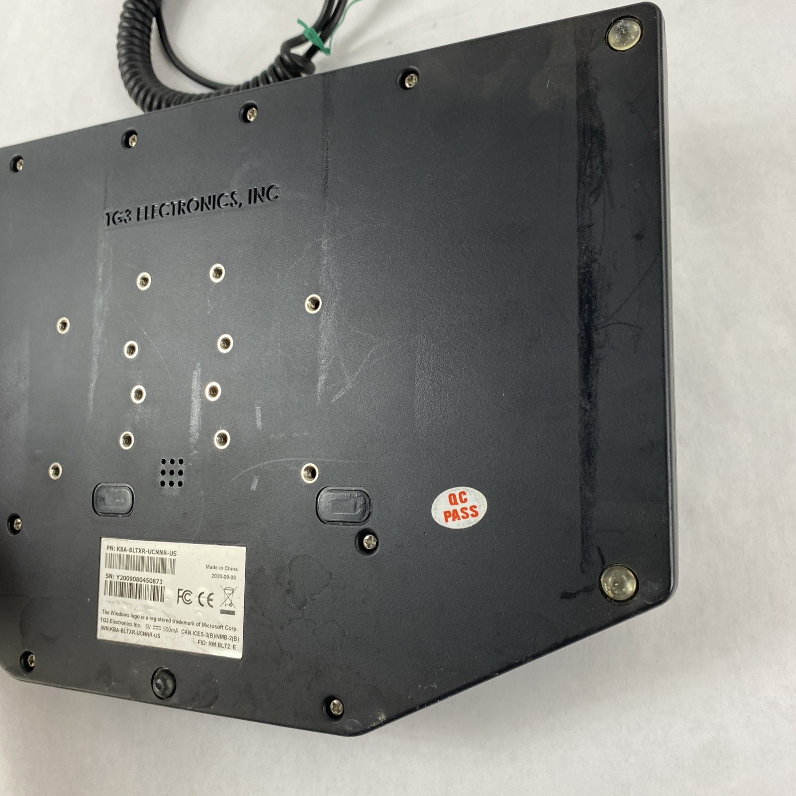 TG3 Electronics KBA-BLTXR-UCNNR-US Rugged Keyboard Tested