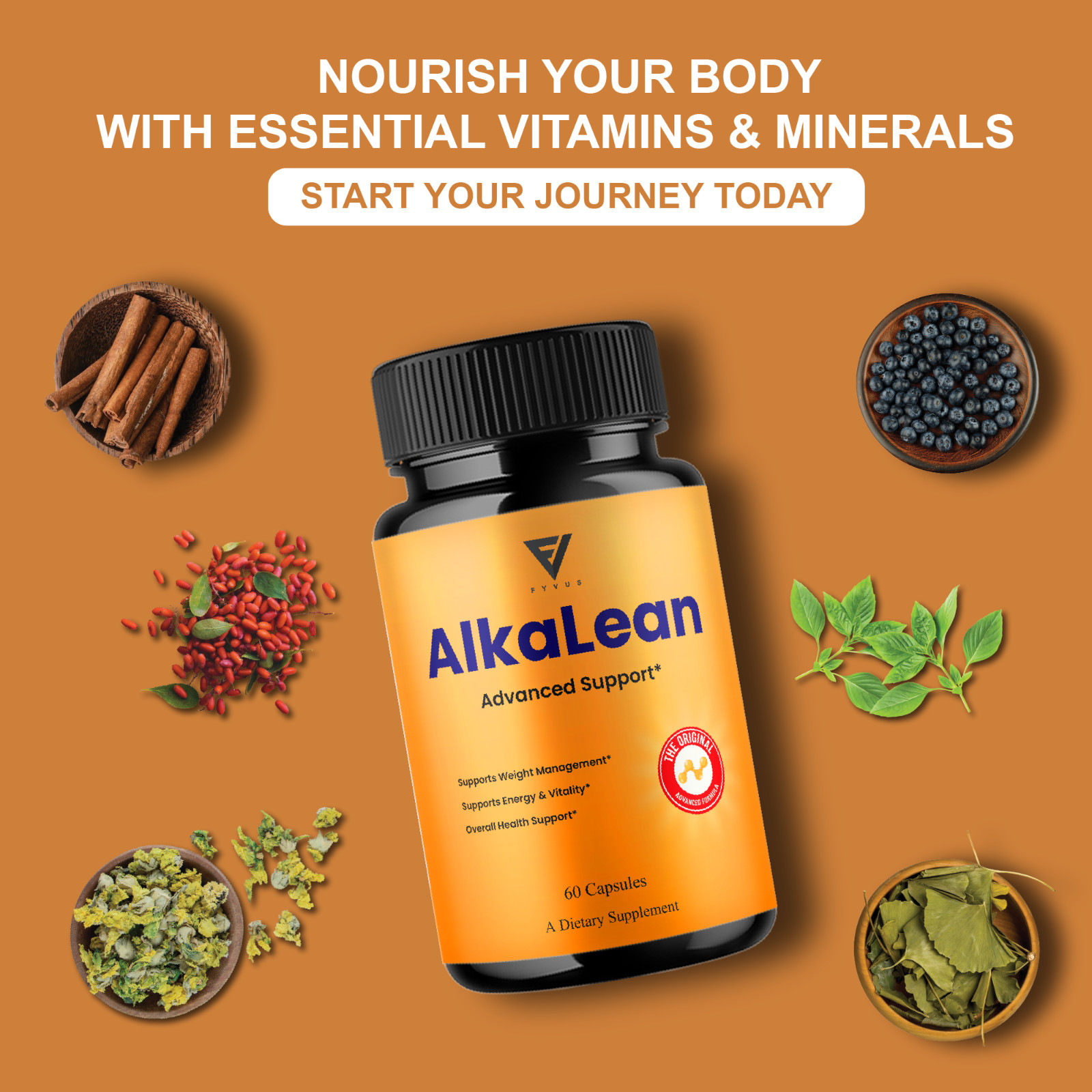 AlkaLean Weight Management Support, Alka Lean Advanced (60 Capsules)