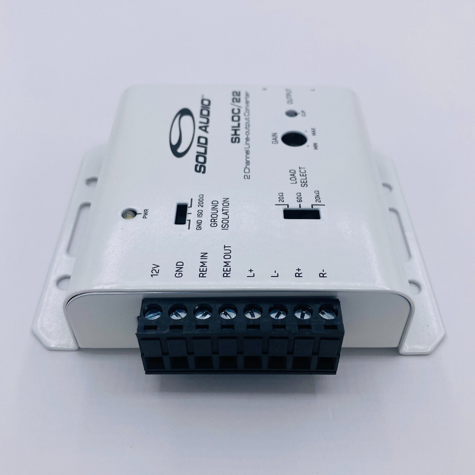 Solid Audio 2-Channel Active Line Output Converter with Auto Turn On SHLOC/22