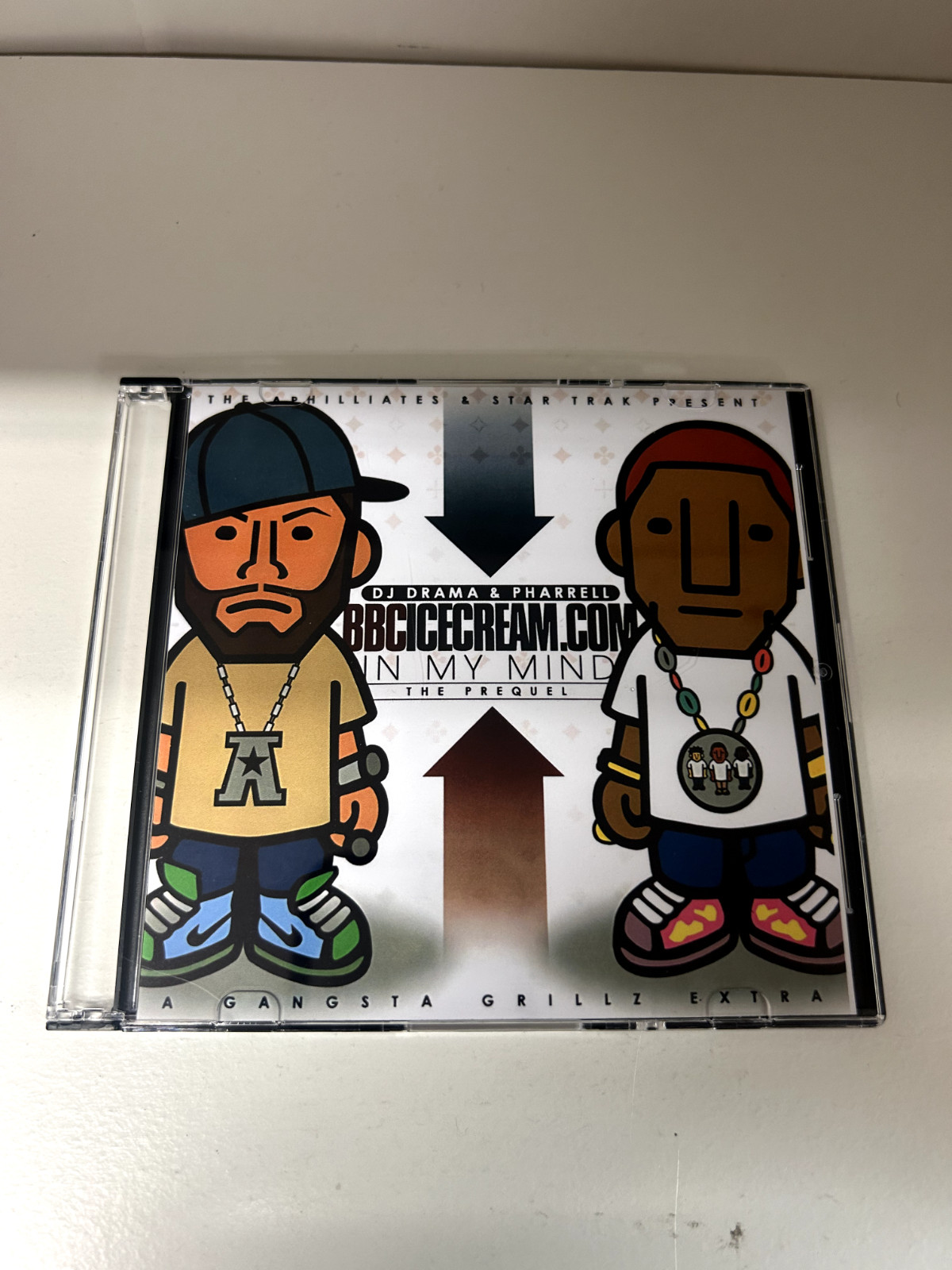 RARE DJ DRAMA PHARRELL GANGSTA GRILLZ BBC IN MY MIND PROMO MIXTAPE MIX CD