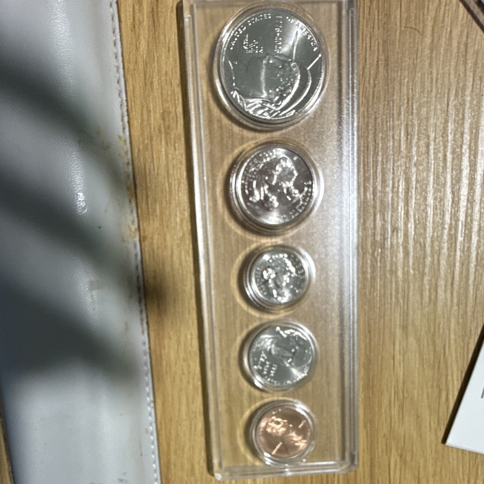 2026 Mint Set Uncirculated 5 Coins Plastic Holder Uncertified