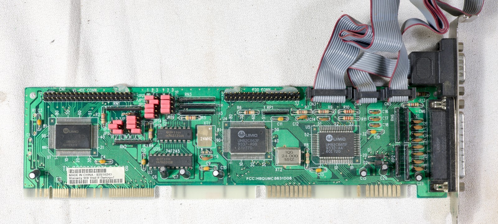 Vintage Generic VLB Vesa Local Bus IDE floppy serial parallel game ISAQ34