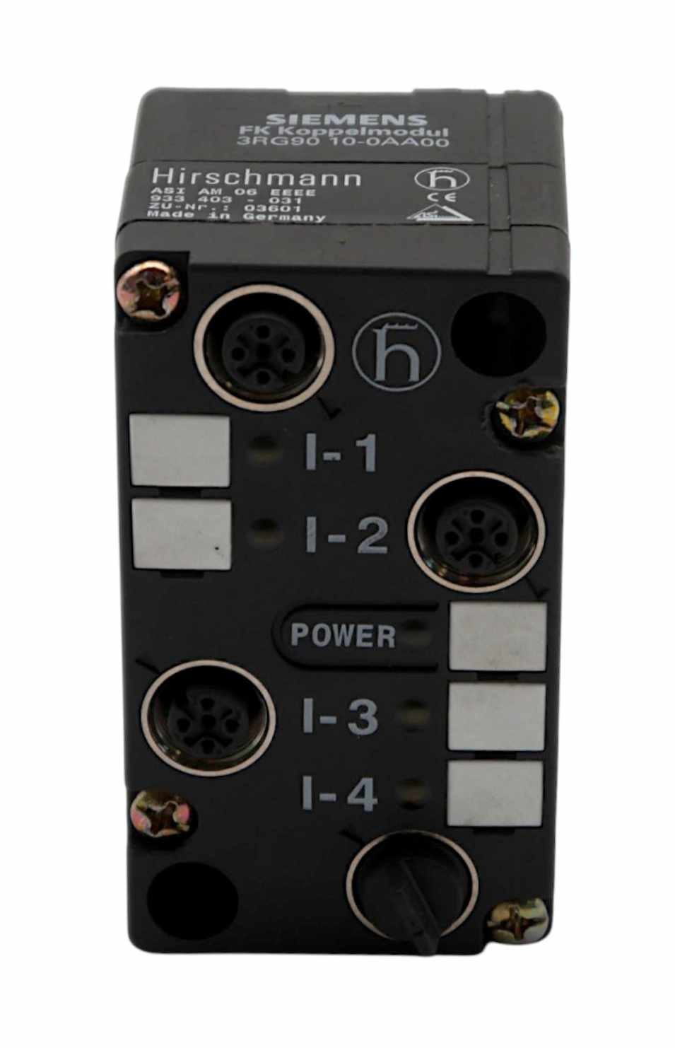Hirschmann ASI AM 06 EEEE Active Module + Siemens 3RG9010-0AA00 Coupling Module -used-