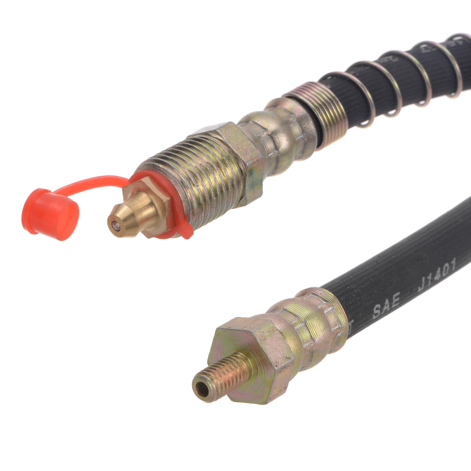 M6x1 Thread 19.69" Flexible Extension Grease Hose with Fixing Screw Nut