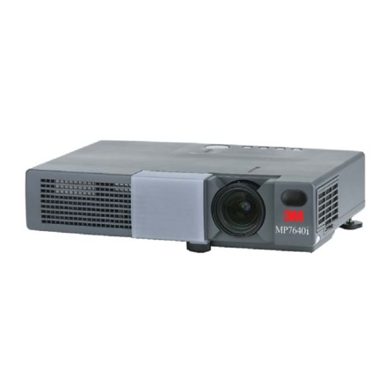 3M MP7740i LCD XGA 1200 Lumens Portable Projector 41 dB Used