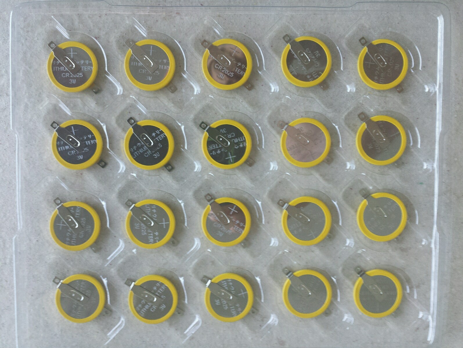 20X CR2025 COIN CELL BATTERY GAME SAVE REPLACEMENT W TABS! GAMEBOY GB! POKEMON!