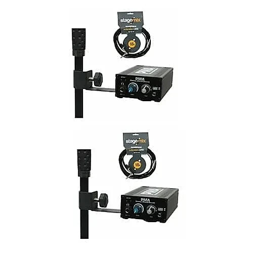 2 Elite Core PMA Wired in ear Amp System with Cable 18 ft and Clamp Adapter