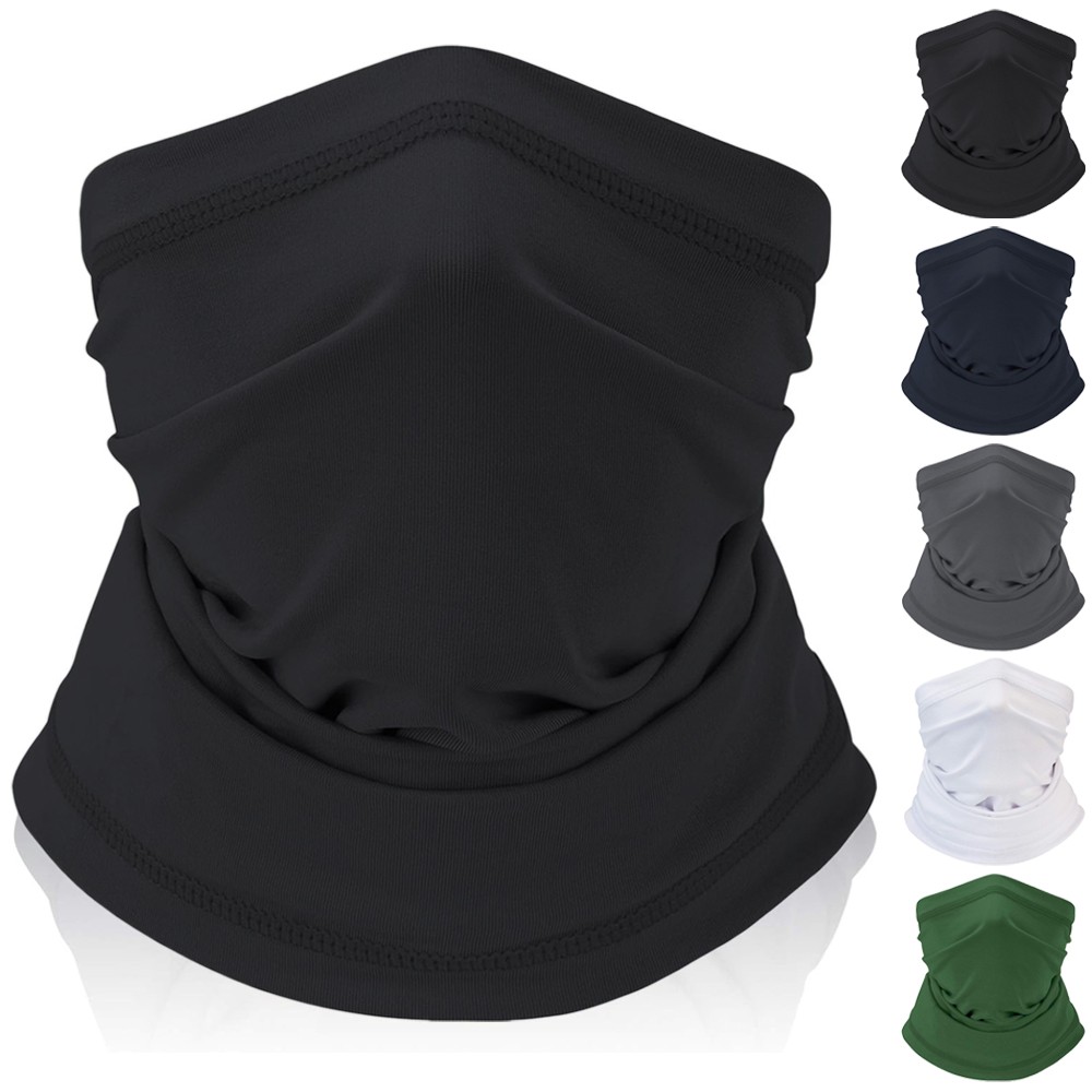 Summer Cooling Neck Gaiter Face Mask UV Protection Windproof Sport Bandana Scarf