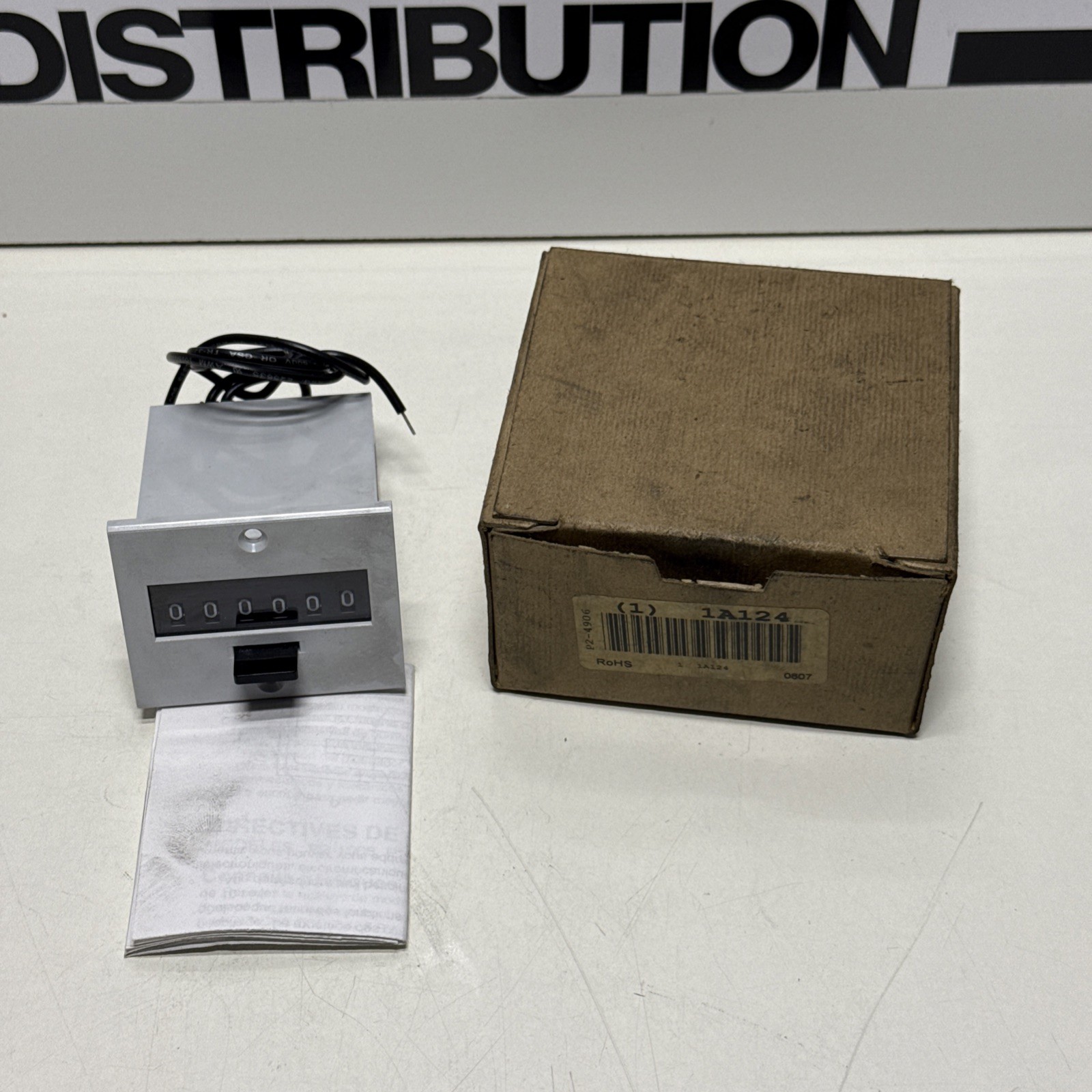 Redington P2-4906 Panel Mount Counter, 6 Digit, Push Button Reset - Free Ship