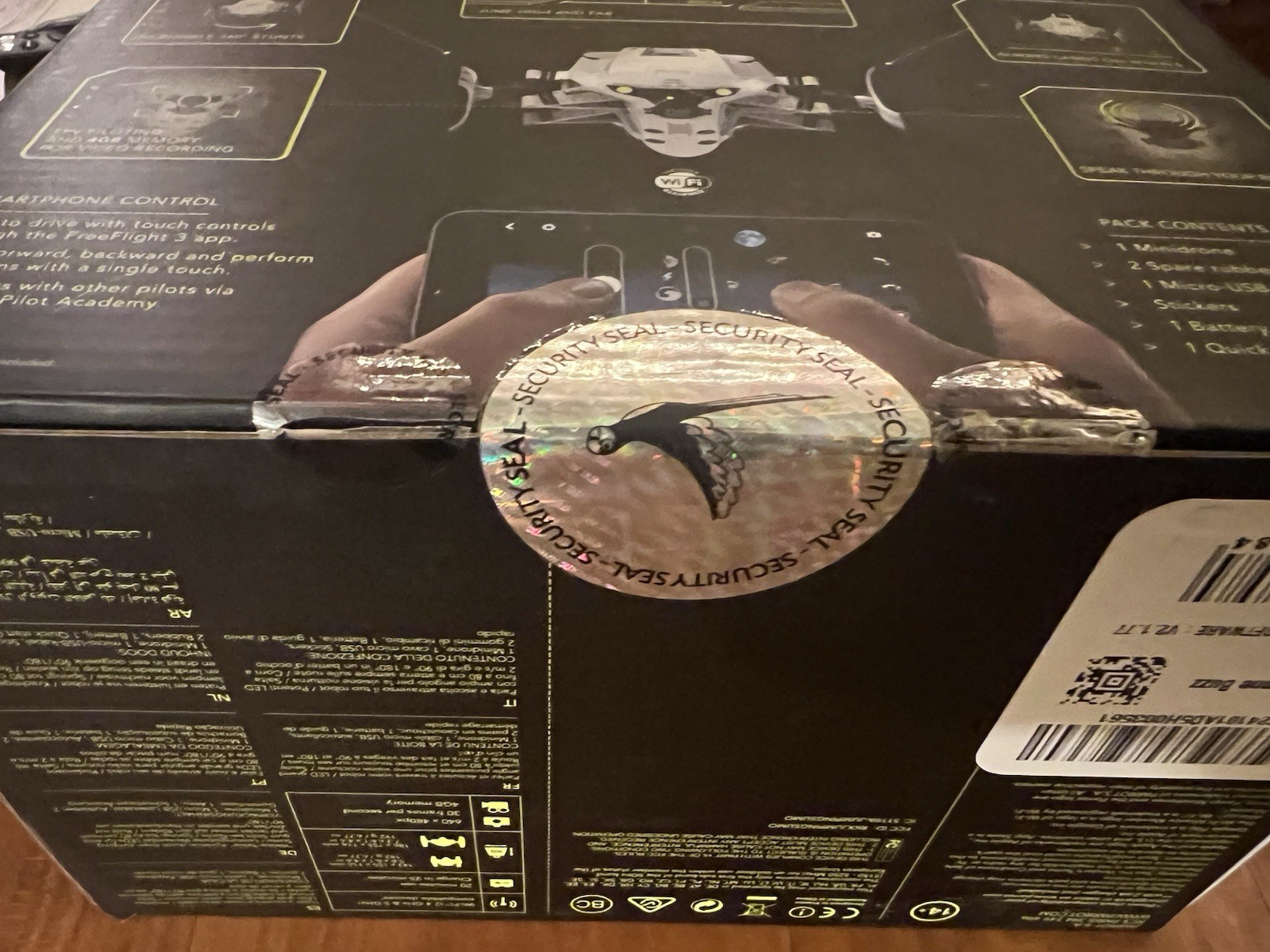 New Sealed Box Parrot Minidrones Jumping Night Drone Buzz - White