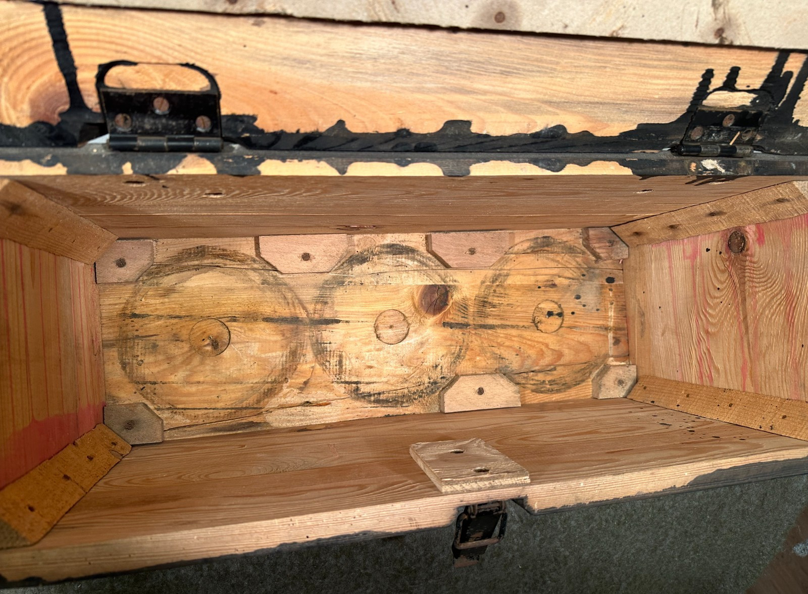 WW2 German Ammo Box Kart.s.F.H.18 Heeres-Munition 1944 WaA Marked Paper label