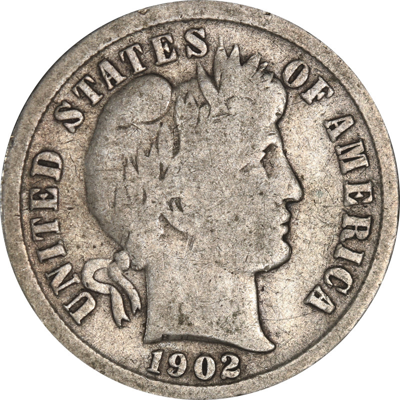 1902-S Barber Dime