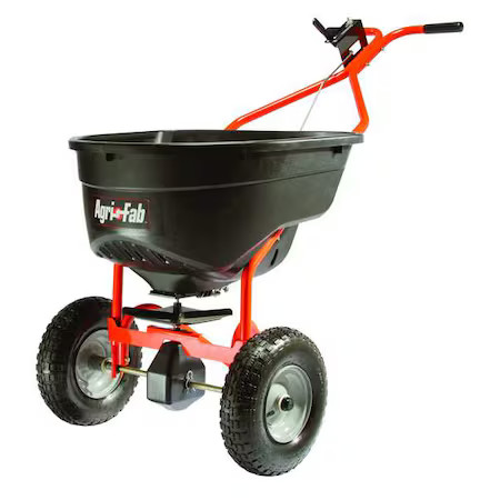 Agri-Fab 45-0614 130 Lbs Cap Broadcast Push Spreader For Salt, Fertilizer &