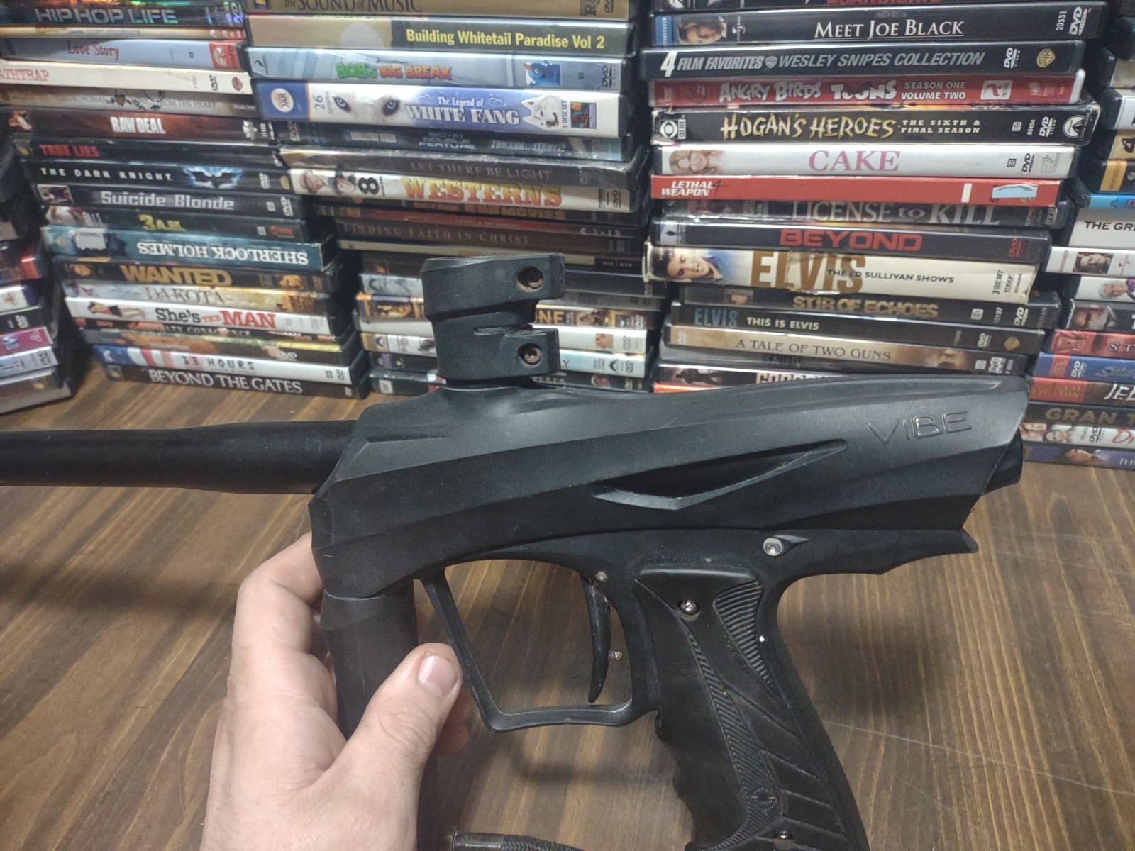 💥 Smart Parts Black VIBE Paintball Gun Marker Untested 💥