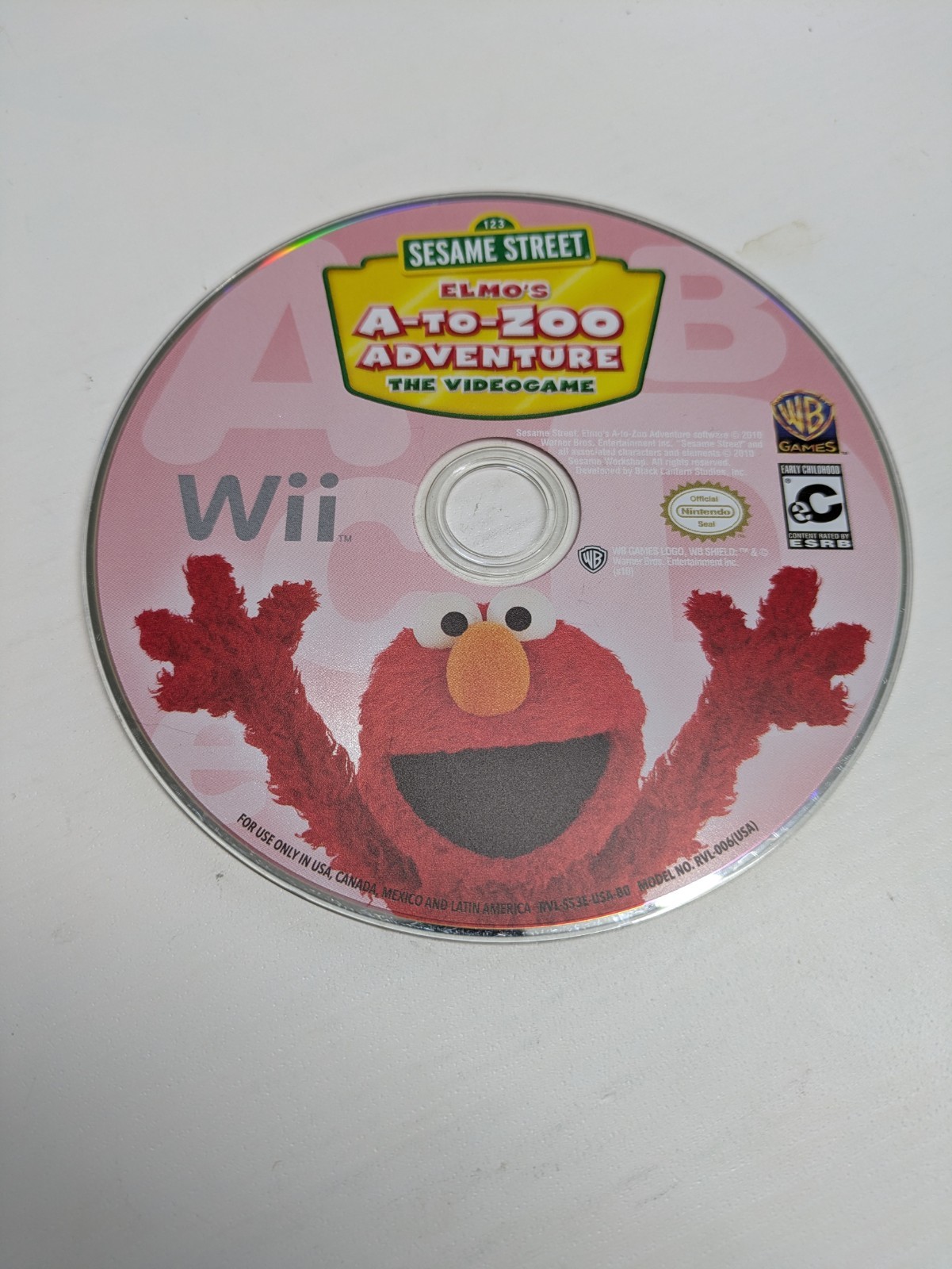 Sesame Street: Elmo's A-to-Zoo Adventure - The Videogame (Nintendo Wii, 2010)