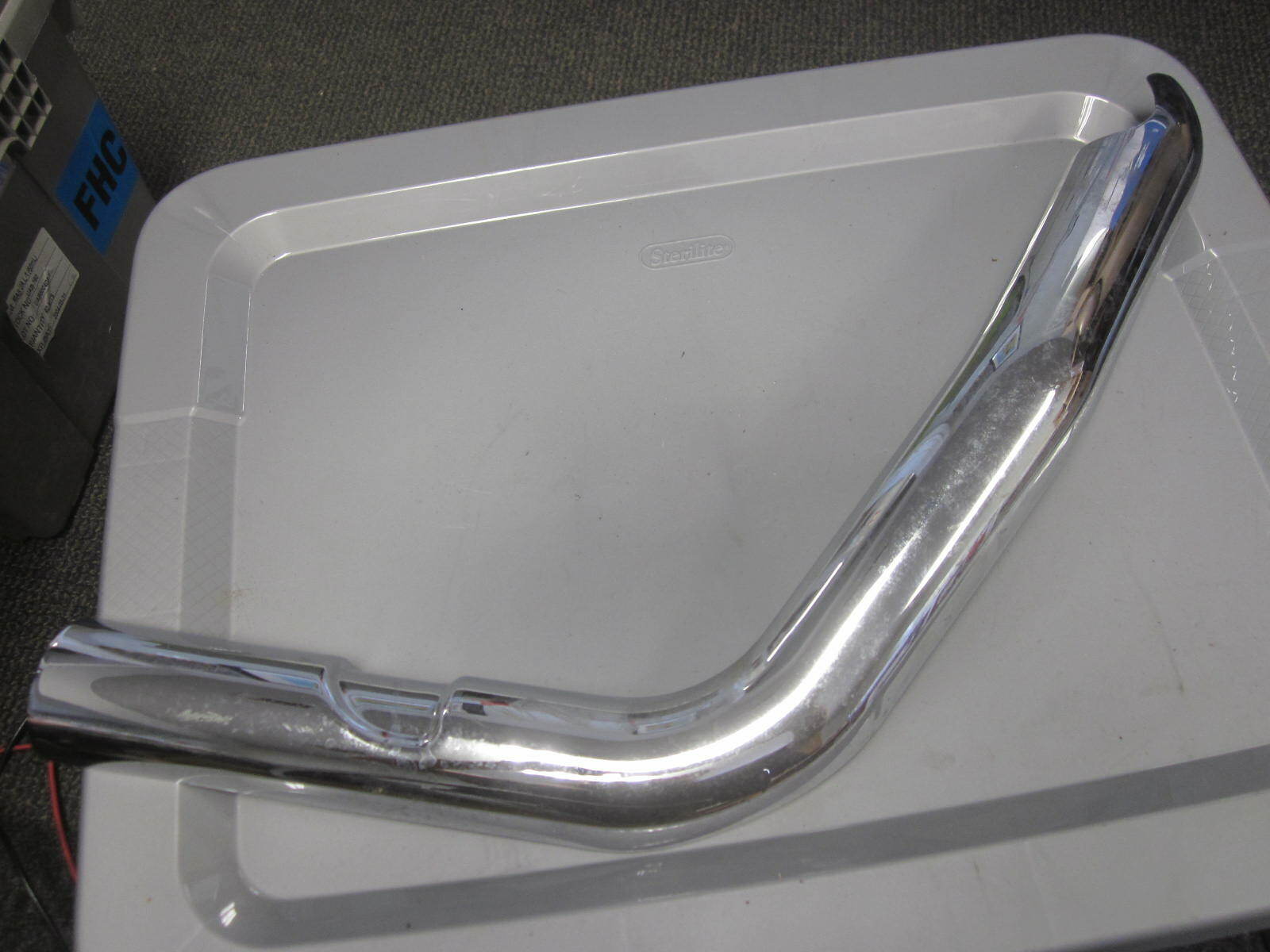 Harley Davidson Exhaust Header Pipe Heat Shield 2.25" x 24"