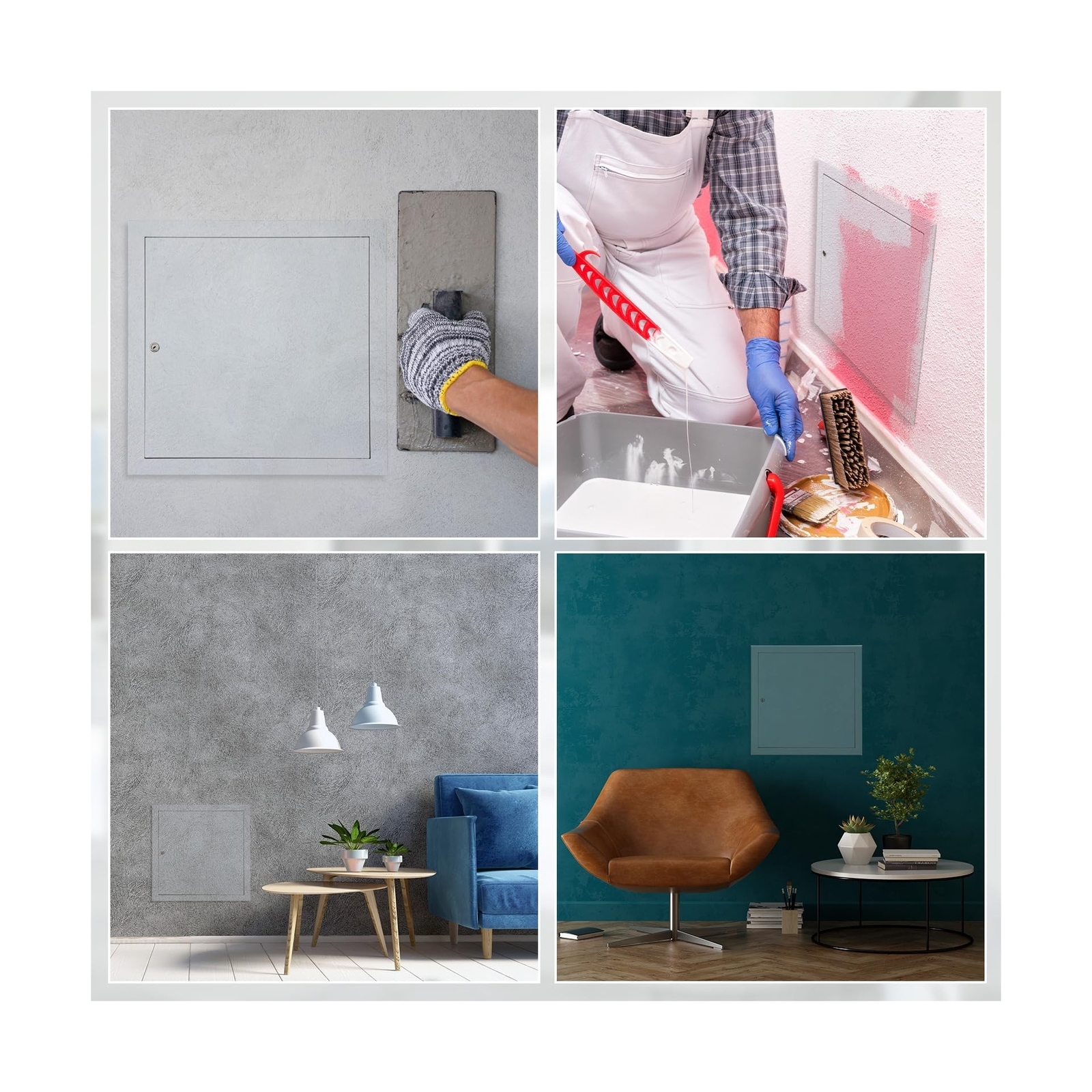 Access Panel Wall Hole Cover Metal Drywall Access Door Electrical Panel Cover...