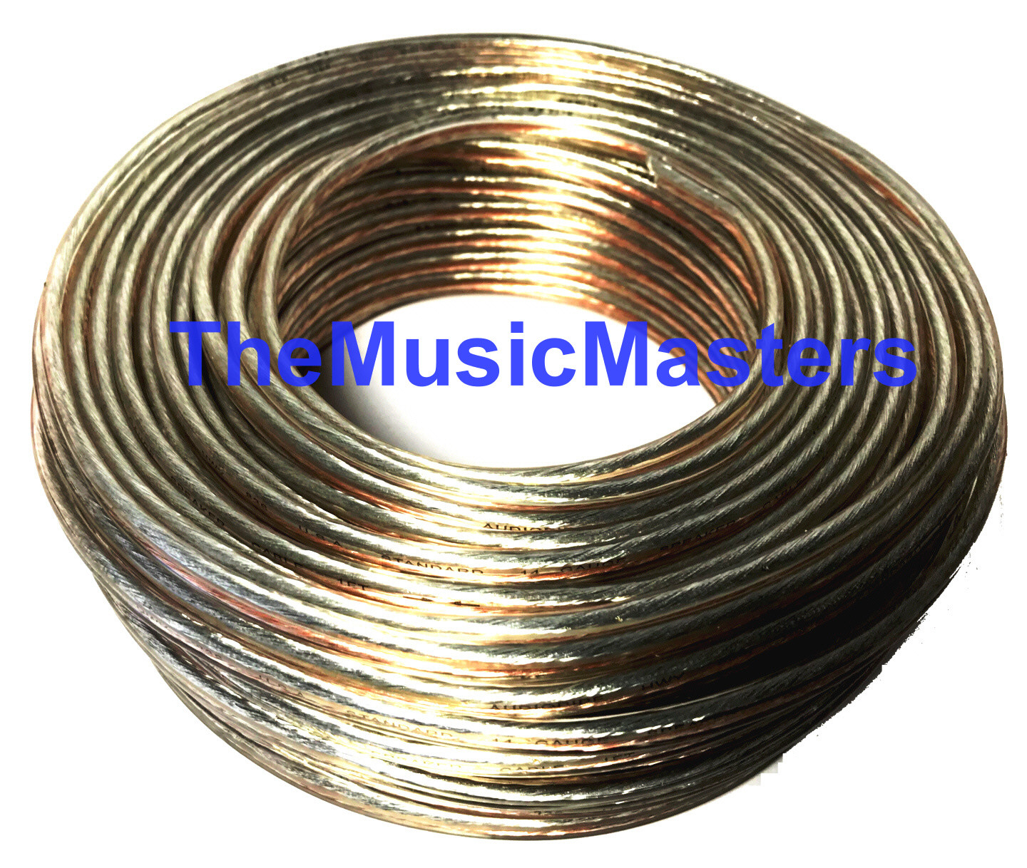 Premium 14 Gauge 50' ft Classic Clear SPEAKER WIRE Cable Car Audio Home Stereo