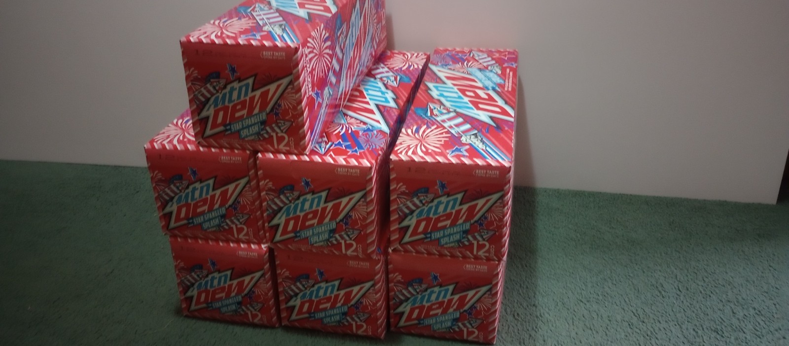 2024 Mtn Dew Star Spangled Splash 12 Pack Sealed Box Discontinued Mountain