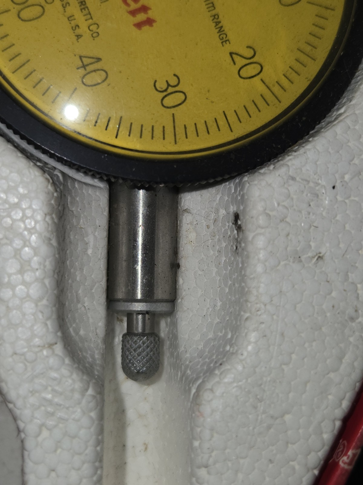 STARRETT 25-181 Reading Dial Drop Indicator 2.5 MM Range