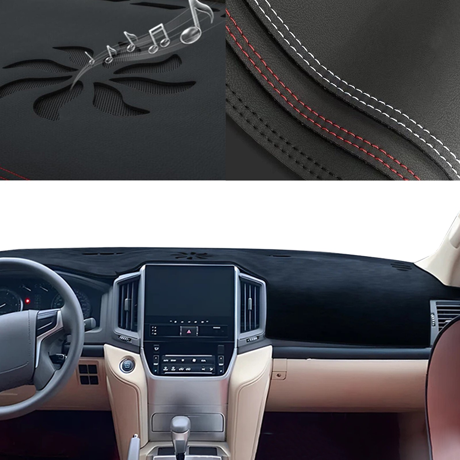 for Toyota Land Cruiser J200 2008-2019 LHD Dashboard Pad dashmat Car Accessories