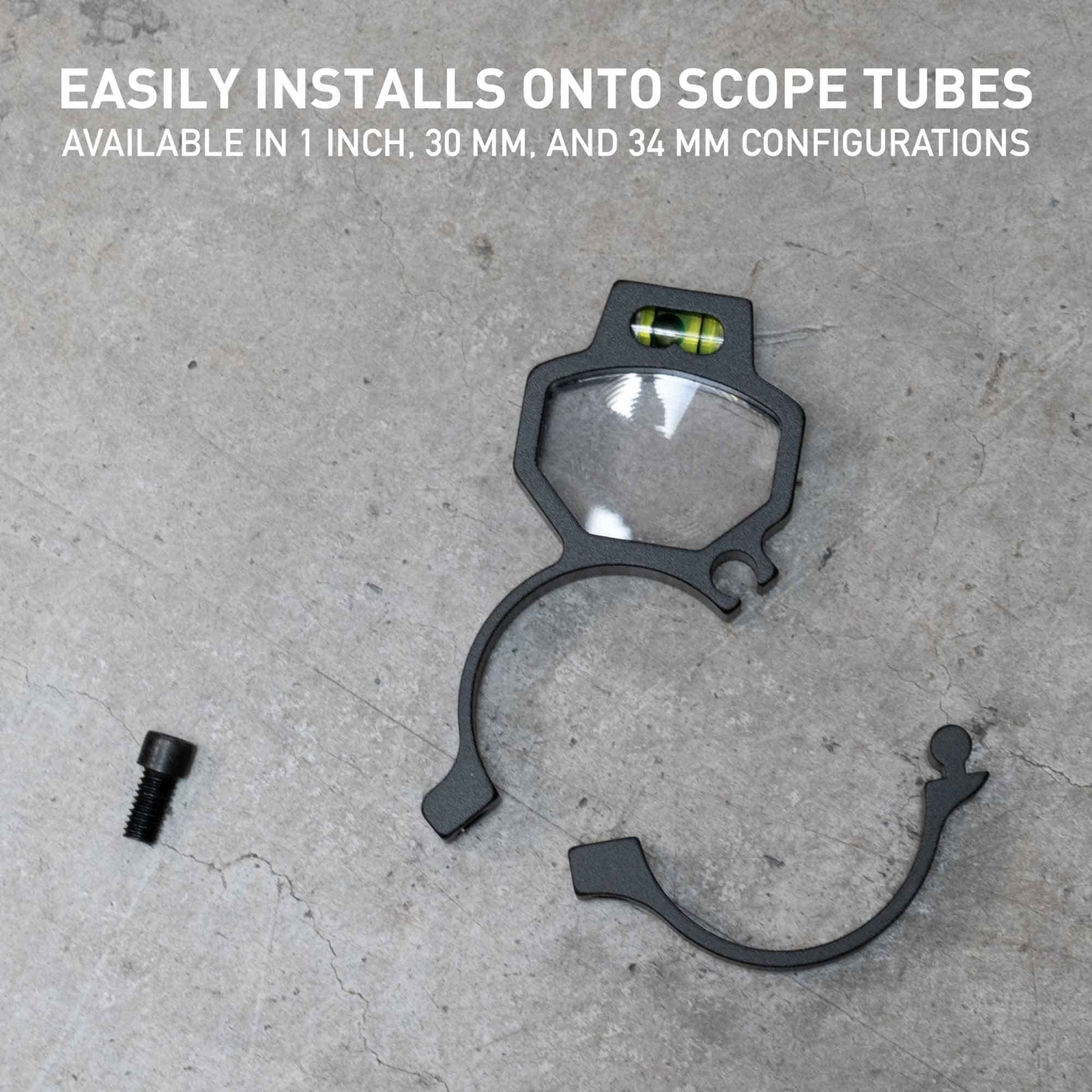 Monstrum Next Level Series Scope Turret Magnifying Glass with Level Bubble |...