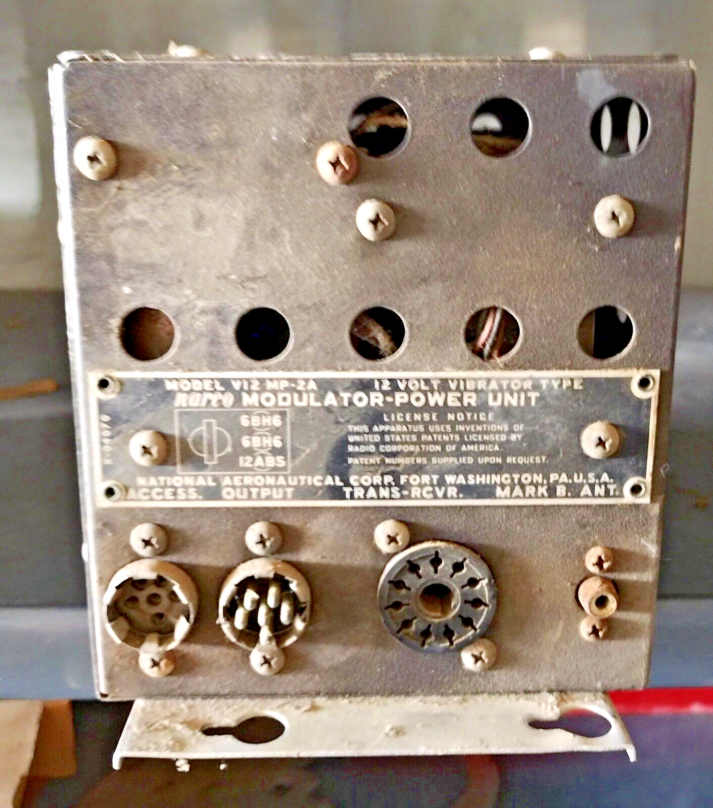NARCO Modulator Power Unit, P/N V12 MP-2A