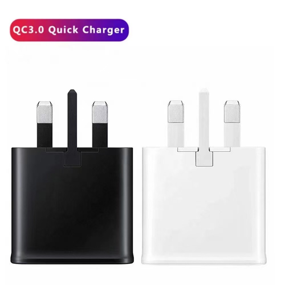 For Samsung S6/S8/S10 UK Charger 15W Charging Head 9V2A QC3.0 Adapter