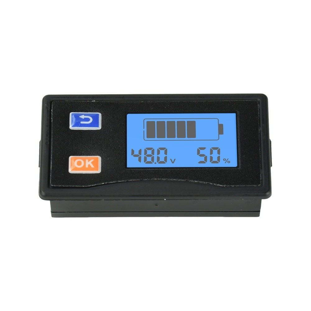 DC 9-120V Digital Voltmeter LCD Display Meter Battery Level Indicator