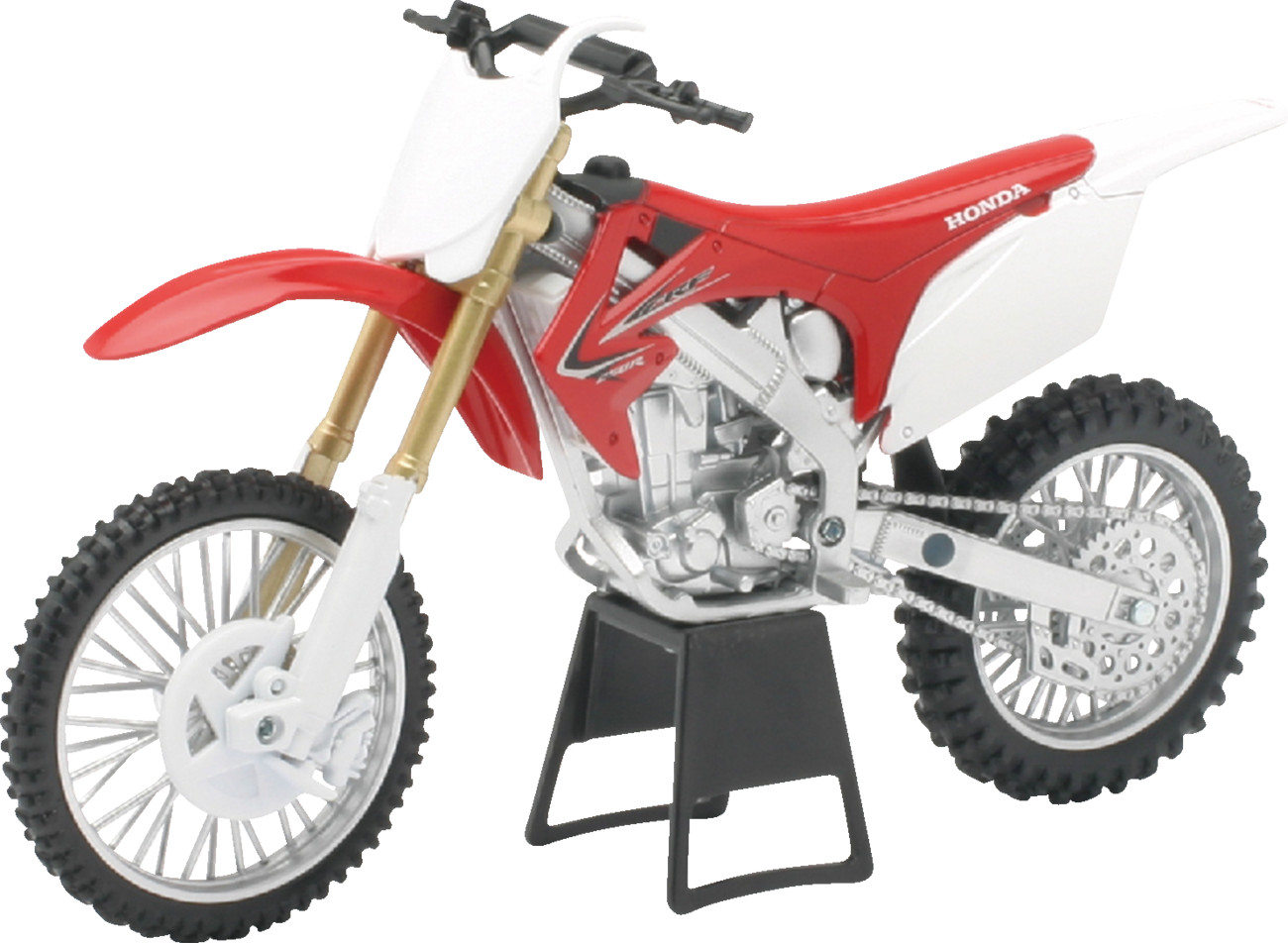 New Ray Toys Honda CRF250R Dirt Bike 57463 Red/White/Black 1:12 Scale