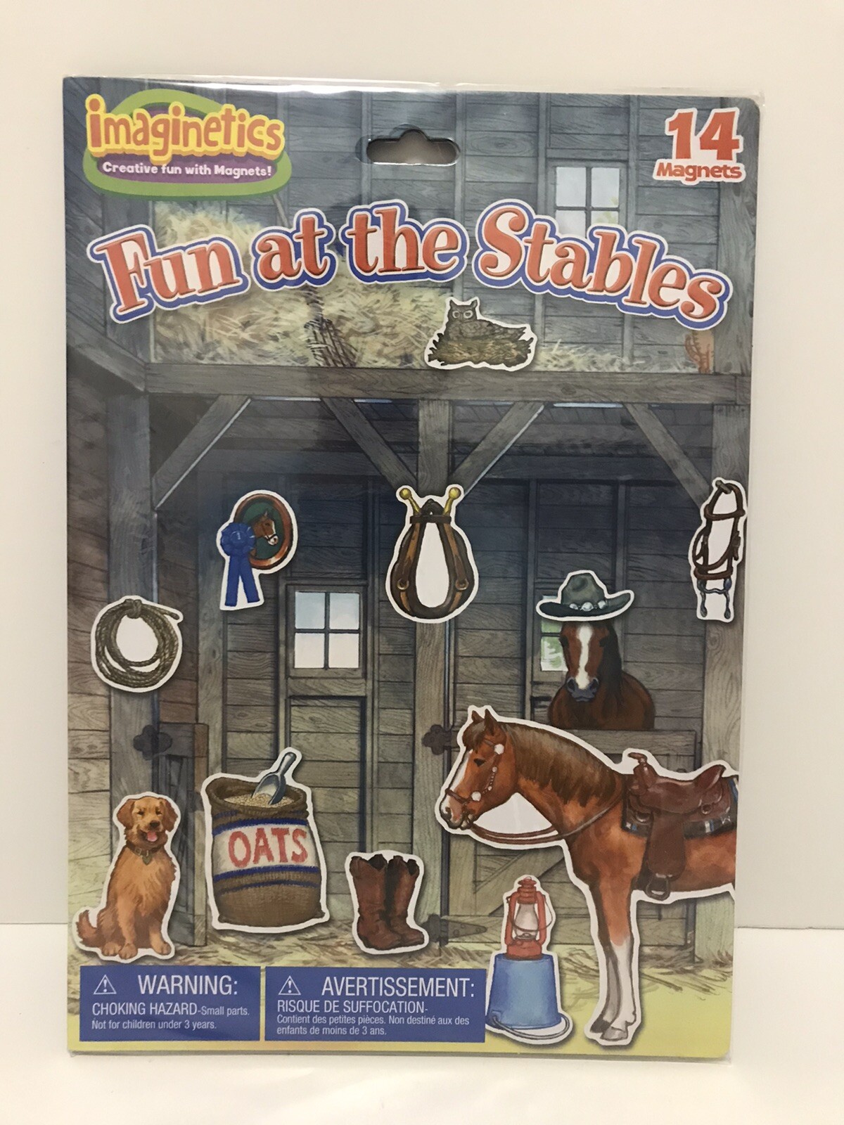 Imaginetics FUN AT THE STABLES Creative Playset with Magnets for Kids