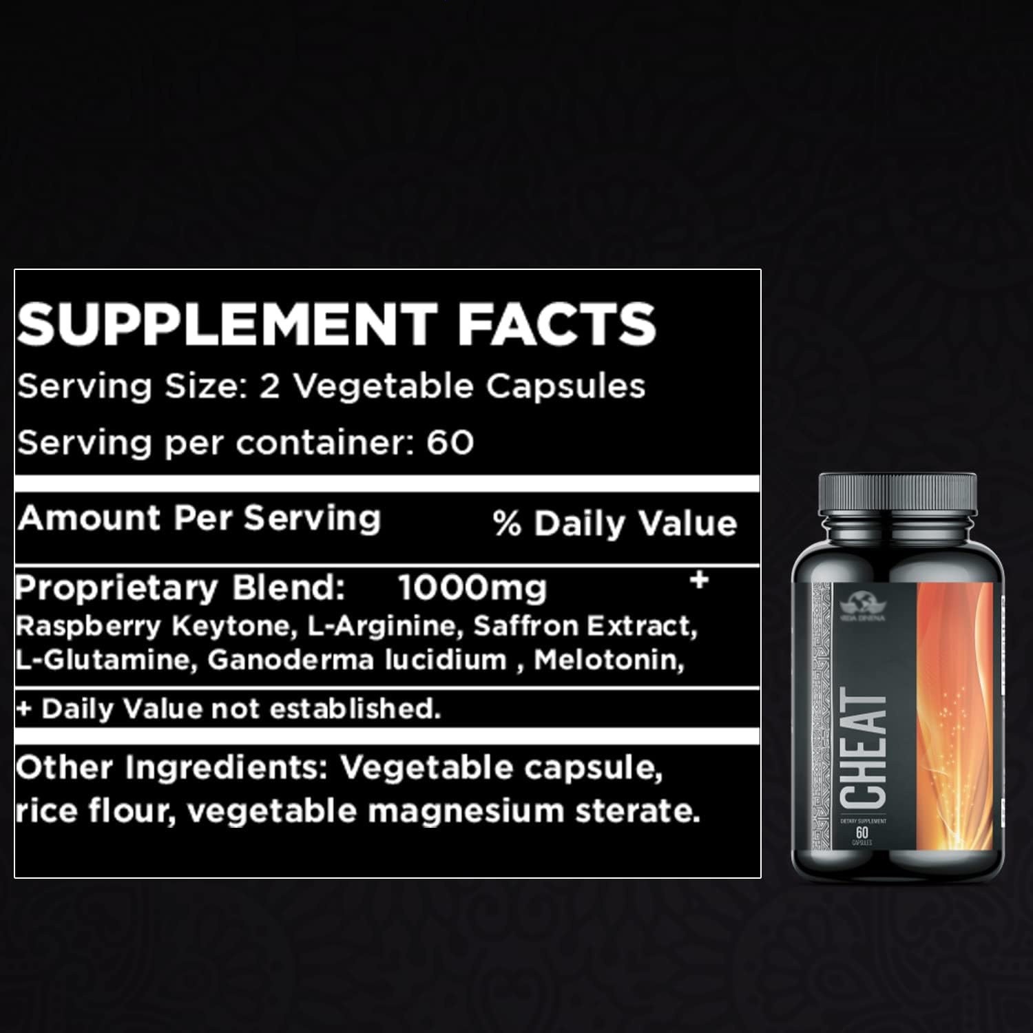 Cheat Carb Blocker Appetite Control Weight Support 60 Capsules 🔥US Seller🔥