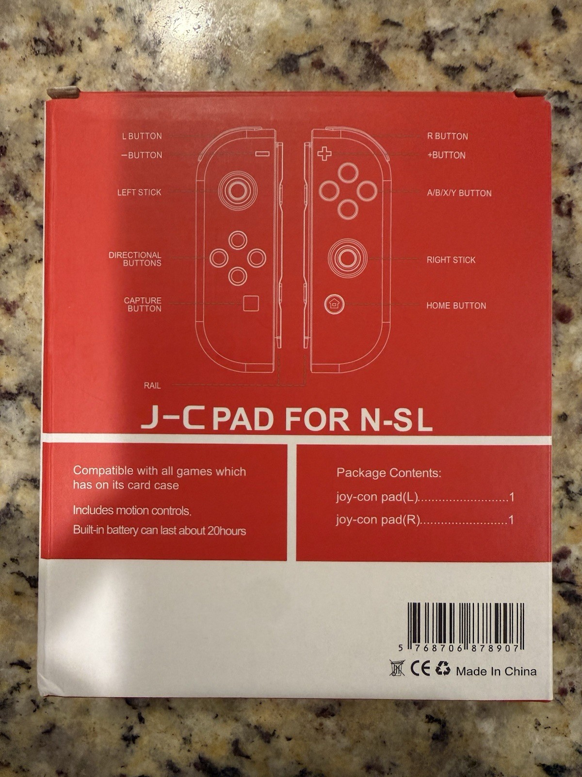 Nintendo Switch J-C Pad Controllers Blu And Red
