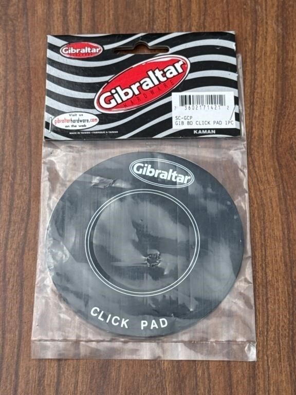 NIP - Gibraltar Mylar Bass Drum Click Pad, #SC-GCP