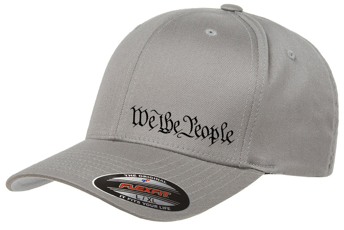 WE THE PEOPLE 2nd AMENDMENT GUN PATRIOT 6277 FLEXFIT HAT *FREE SHIPPING in BOX*
