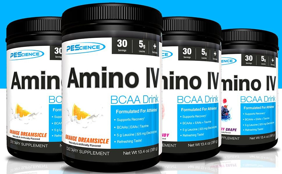 PESCIENCE AMINO IV BCAAs + EAAs Electrolytes Intra-Training Aid 30 Servings