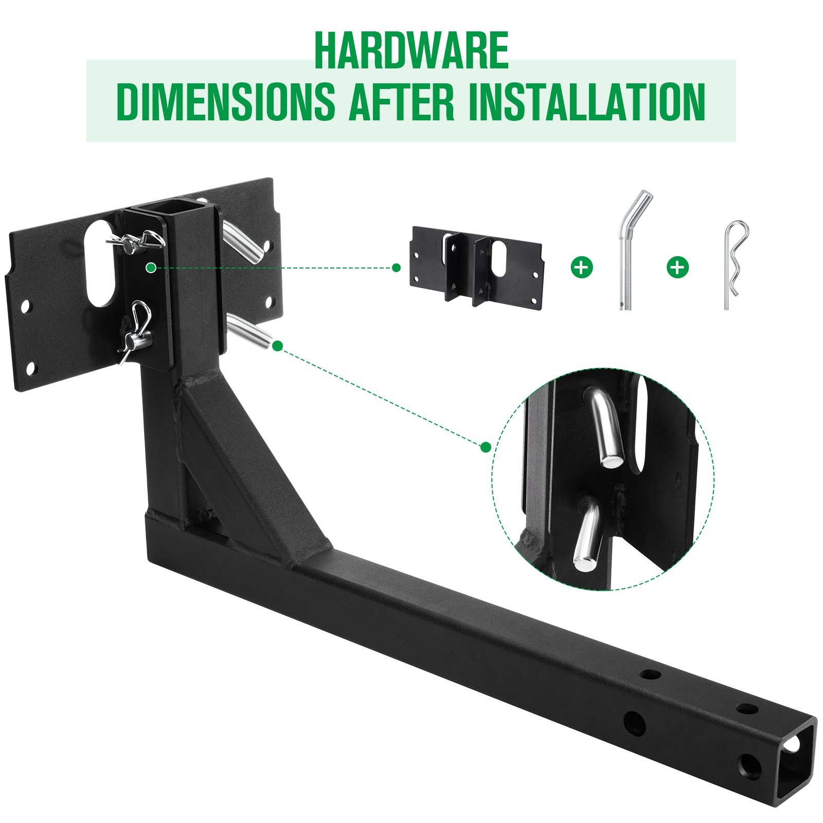 5301901 2" Receiver Hitch Mount For ATV Dry Material Spreader (ATV-DMS-12V) NEW