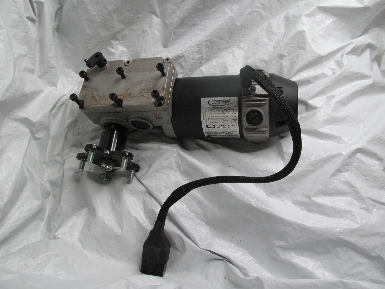 Left Motor from Quantum Q6 Edge Wheelchair