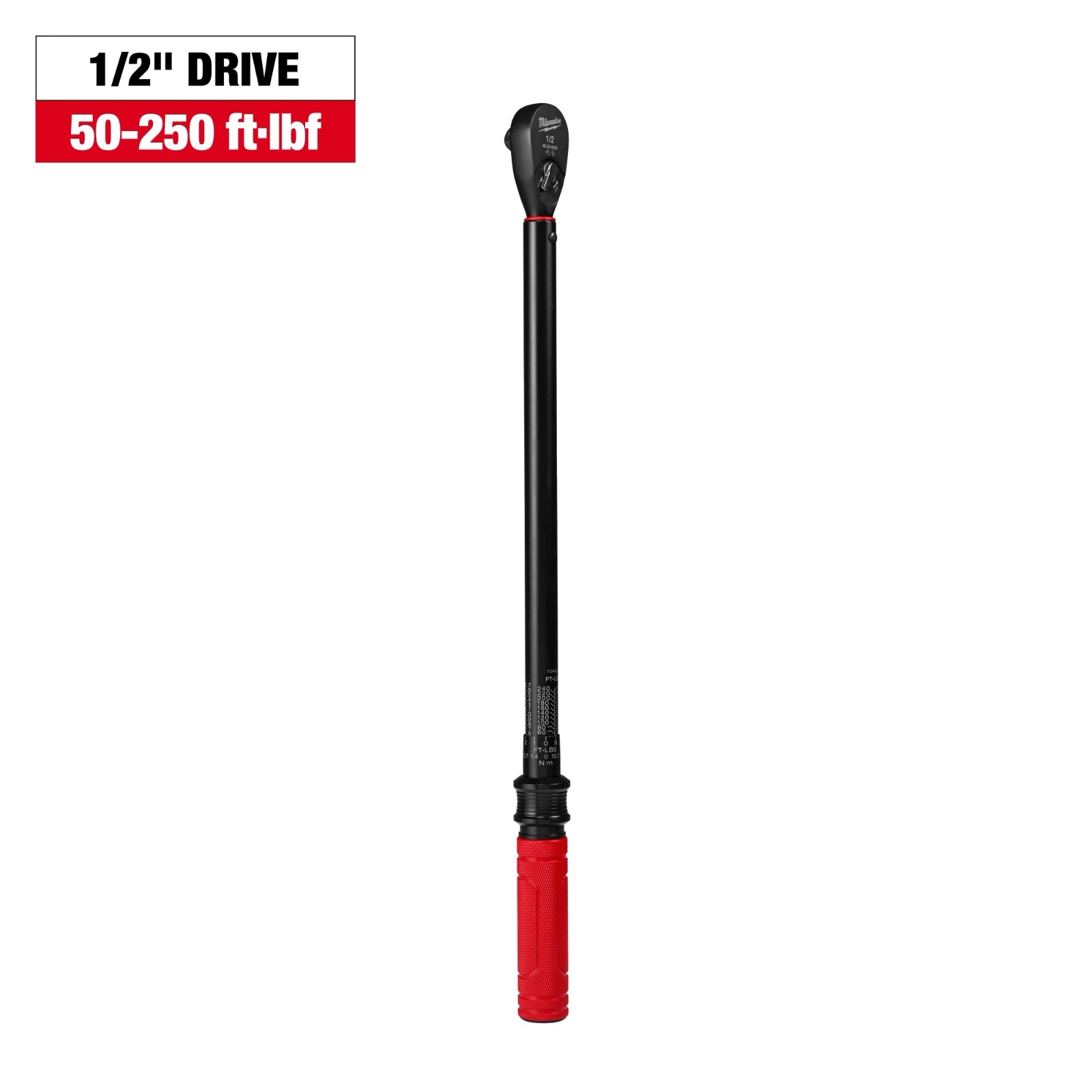 Milwaukee 48-22-9203 1/2" Torque Wrench 50-250 lb