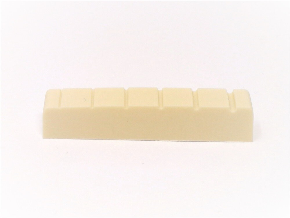 True Custom Shop® Ivory Graphite 6-String Slotted Guitar Nut for Jackson
