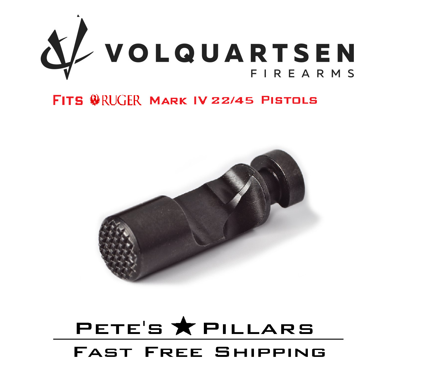 Volquartsen Ruger Mark IV MKIV 22/45 Mark 4 Extended Magazine Release VC4MR