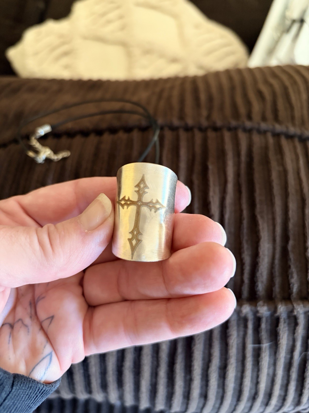 Spoon Bowl Cross Ring