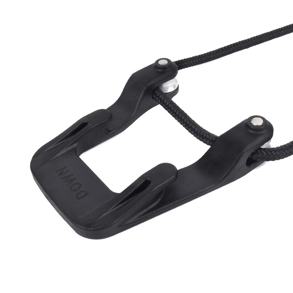 Compound Bow Crossbow Rope Cocking Device Pull Aid 4-Finger Silicone Wrapped Ha