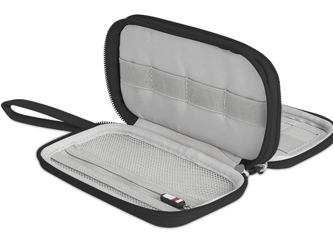 Double Layer USB Flash Drives Carry Lap Top PC MACCase,Travel Organizer for Key